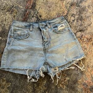 Denim shorts